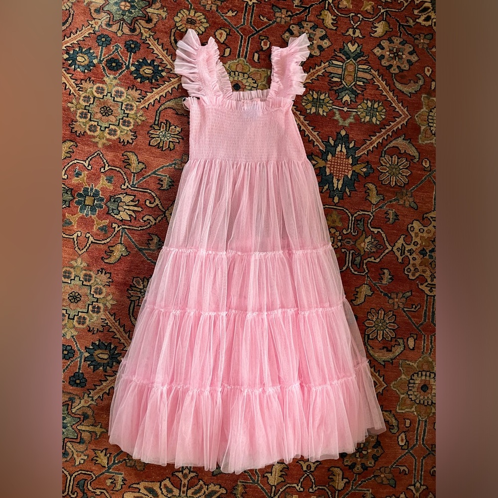 Hill House Pink Tulle Nap Dress